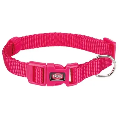 Trixie Premium halsband fuchsia 25-40 x 1,5 cm S – nylon, kliksluiting - Afbeelding 2