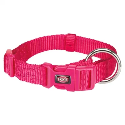 Trixie Premium halsband fuchsia 25-40 x 1,5 cm S – nylon, kliksluiting - Afbeelding 4