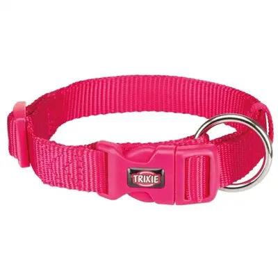 Trixie Premium halsband fuchsia 25-40 x 1,5 cm S – nylon, kliksluiting - Afbeelding 5