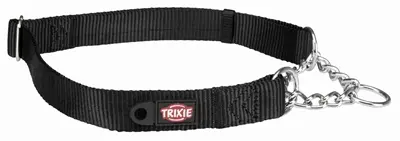 Trixie hondenhalsband halfslip zwart 30-40 cm – anti-trek, maat S-M - Afbeelding 4