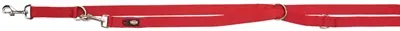 Trixie Premium hondenriem verstelbaar nylon rood 200 x 2 cm