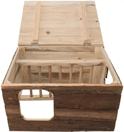 Trixie Natural Living knaagdierhuis Hilke met hooiruif 40 x 32 x 23 cm - Afbeelding 3