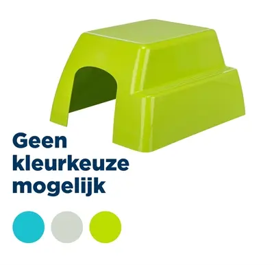 Trixie knaagdierhuis kunststof assorti 33 x 29 x 19 cm – konijn en cavia