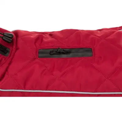 Trixie hondenjas Minot rood 30 cm – gewatteerd, fleece voering - Afbeelding 4