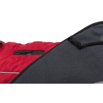 Trixie hondenjas Minot rood 30 cm – gewatteerd, fleece voering - Afbeelding 8