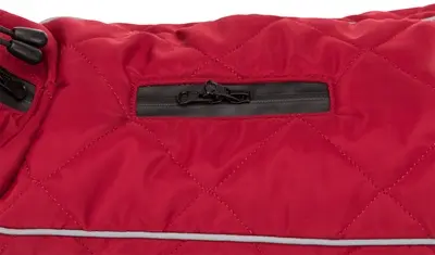 Trixie hondenjas Minot rood 40 cm – gewatteerd, fleece voering - Afbeelding 4