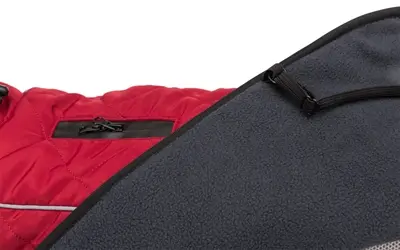 Trixie hondenjas Minot rood 40 cm – gewatteerd, fleece voering - Afbeelding 8