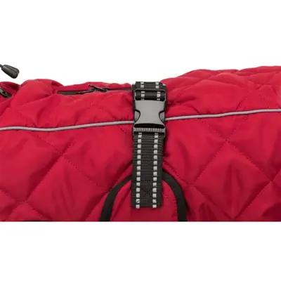 Trixie hondenjas Minot rood 50 cm – gewatteerd, fleece gevoerd - Afbeelding 7