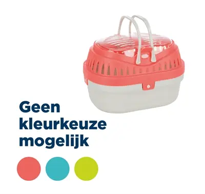 Trixie vervoersbox Pico 30 x 21 x 23 cm – voor hamsters en muizen