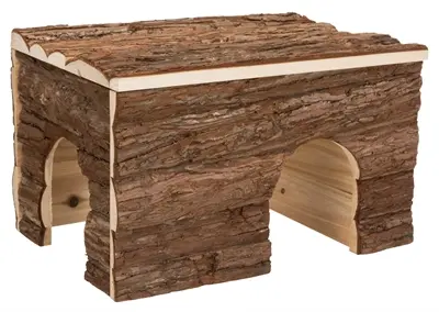 Trixie Natural Living huis Ila met hooiruif 40 x 29 x 25 cm – cavia - Afbeelding 2