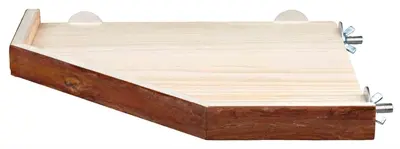 Trixie Natural Living afdak met ligplaats 33 x 33 cm – 3 stuks