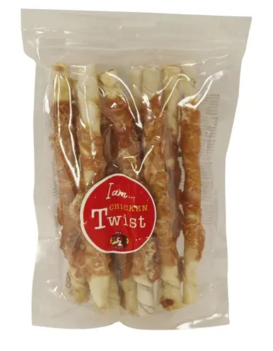 I Am kauwsnack Chicken Twist 20 cm 400 g – kipfilet en runderhuid - Afbeelding 3
