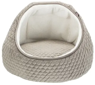 Trixie kattenmand iglo Livia grijs/crème 55 x 55 x 45 cm