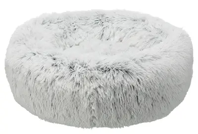 Trixie hondenmand Harvey rond wit/zwart 60 x 60 cm – langhaar pluche