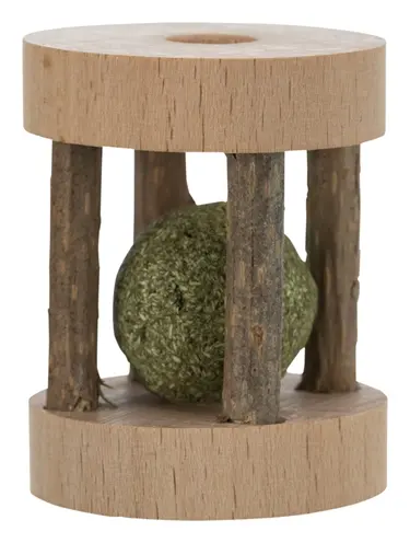 Trixie matatabi speelrol 5 x 4 x 4 cm – kattenspeelgoed met belletje