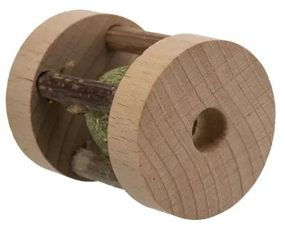 Trixie matatabi speelrol 5 x 4 x 4 cm – kattenspeelgoed met belletje - Afbeelding 2