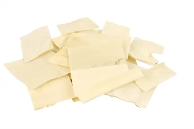 Petsnack kauwsnack Chips Wit buffelhuid 2 kg