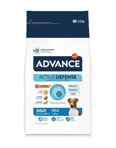 Advance hondenvoer Mini Adult 1,5 kg – kip, kleine rassen tot 10 kg