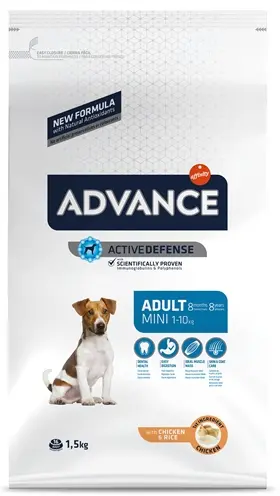 Advance hondenvoer Mini Adult 1,5 kg – kip, kleine rassen tot 10 kg - Afbeelding 4