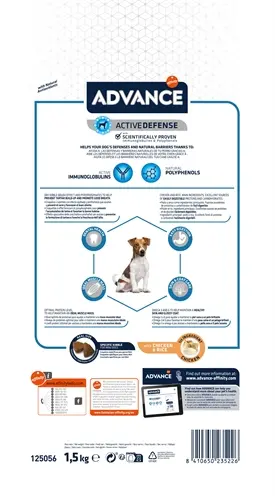 Advance hondenvoer Mini Adult 1,5 kg – kip, kleine rassen tot 10 kg - Afbeelding 5