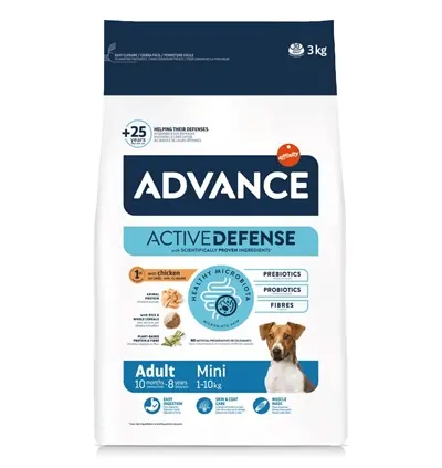 Advance hondenvoer Mini Adult 3 kg – licht verteerbaar, kleine rassen