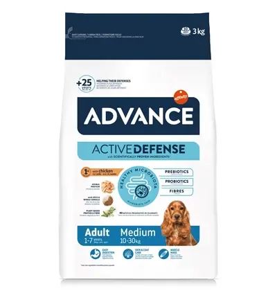 Advance hondenvoer Medium Adult 3 kg – licht verteerbaar, middelgroot