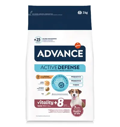 Advance hondenvoer Mini Senior 3 kg – licht verteerbaar, kleine rassen