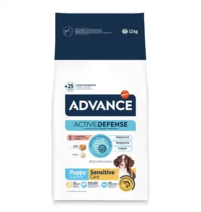 Advance hondenvoer Puppy Sensitive 12 kg – zalm en rijst