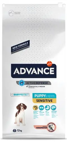 Advance hondenvoer Puppy Sensitive 12 kg – zalm en rijst - Afbeelding 2