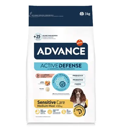 Advance hondenvoer Sensitive zalm en rijst 12 kg – gevoelige maag