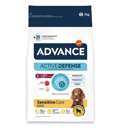 Advance hondenvoer Sensitive lam en rijst 12 kg – gevoelige maag en huid