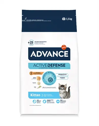 Advance kittenvoer Kip/Rijst 1,5 kg – licht verteerbaar
