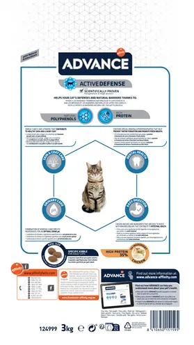Advance kattenvoer Adult kip en rijst 3 kg – licht verteerbaar - Afbeelding 3