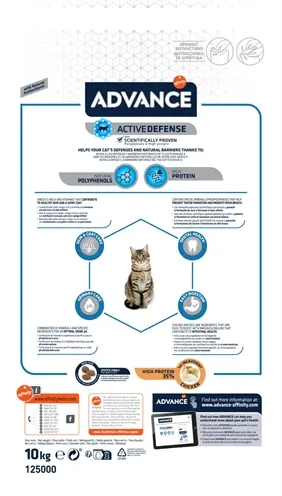 Advance kattenvoer Adult kip en rijst 10 kg – gezonde huid en vacht - Afbeelding 2