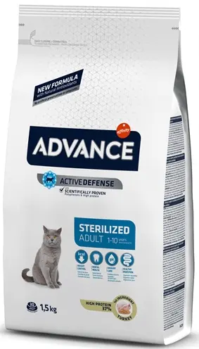Advance kattenvoer Sterilized Turkey 1,5 kg – kalkoen