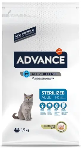 Advance kattenvoer Sterilized Turkey 1,5 kg – kalkoen - Afbeelding 4