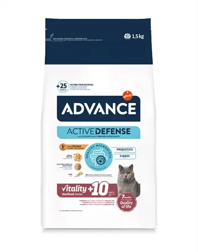 Advance kattenvoer Sterilized Sensitive Senior 10+ 1,5 kg