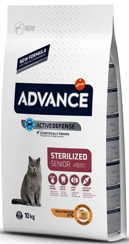 Advance kattenvoer Sterilized Sensitive Senior 10+ 10 kg
