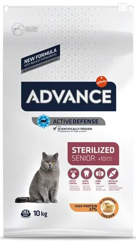 Advance kattenvoer Sterilized Sensitive Senior 10+ 10 kg - Afbeelding 4
