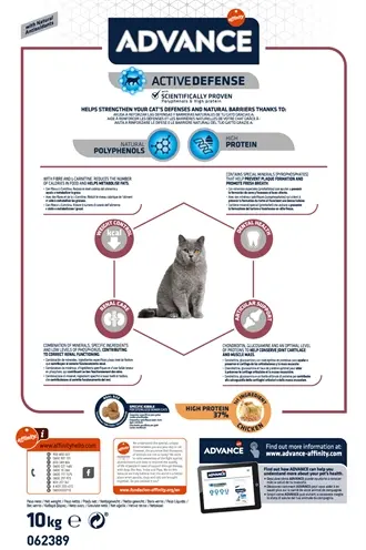 Advance kattenvoer Sterilized Sensitive Senior 10+ 10 kg - Afbeelding 5