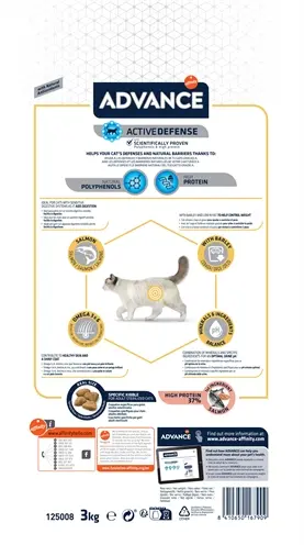Advance kattenvoer Sterilized Sensitive Zalm 3 kg - Afbeelding 5