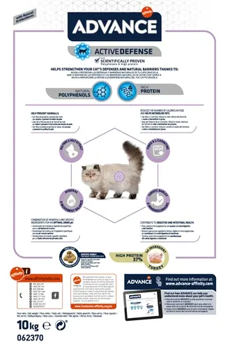 Advance kattenvoer Sterilized Hairball 10 kg – kalkoen en rijst - Afbeelding 5