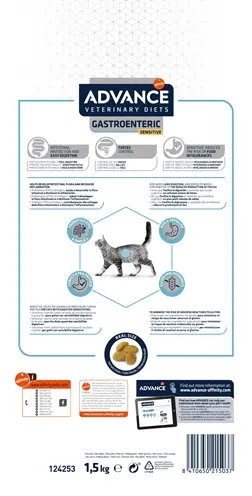 Advance Veterinary Diet kattenvoer Gastroenteric Sensitive 1,5 kg - Afbeelding 3