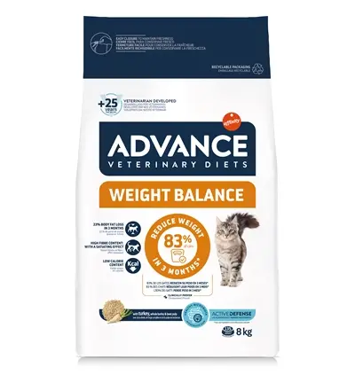 Advance Veterinary Diet kattenvoer Weight Balance 8 kg – overgewicht