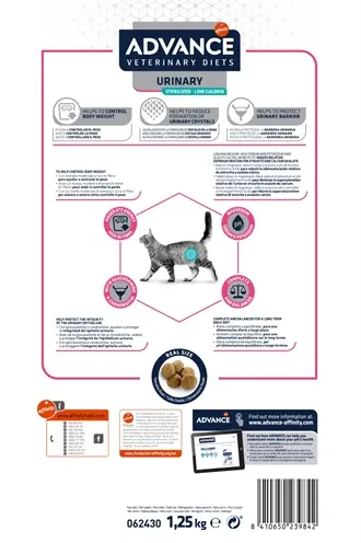 Advance Veterinary Diet kattenvoer Urinary Sterilized 1,25 kg - Afbeelding 5
