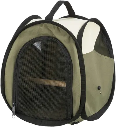 Trixie vervoerstas vogel groen 27 x 32 x 27 cm – met zitstok - Afbeelding 3