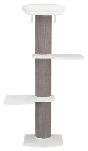 Trixie krabpaal Acadia voor aan de muur grijs 160 cm – drie ligplateaus