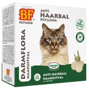 BF Petfood kattensnoepjes Hairball 100 stuks – gisttabletten, glutenvrij - Afbeelding 1