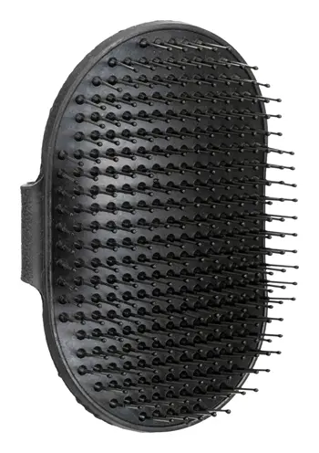 Trixie hondenborstel rubber 13 x 8 cm – met verstelbare handriem