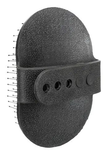 Trixie hondenborstel rubber 13 x 8 cm – met verstelbare handriem - Afbeelding 4